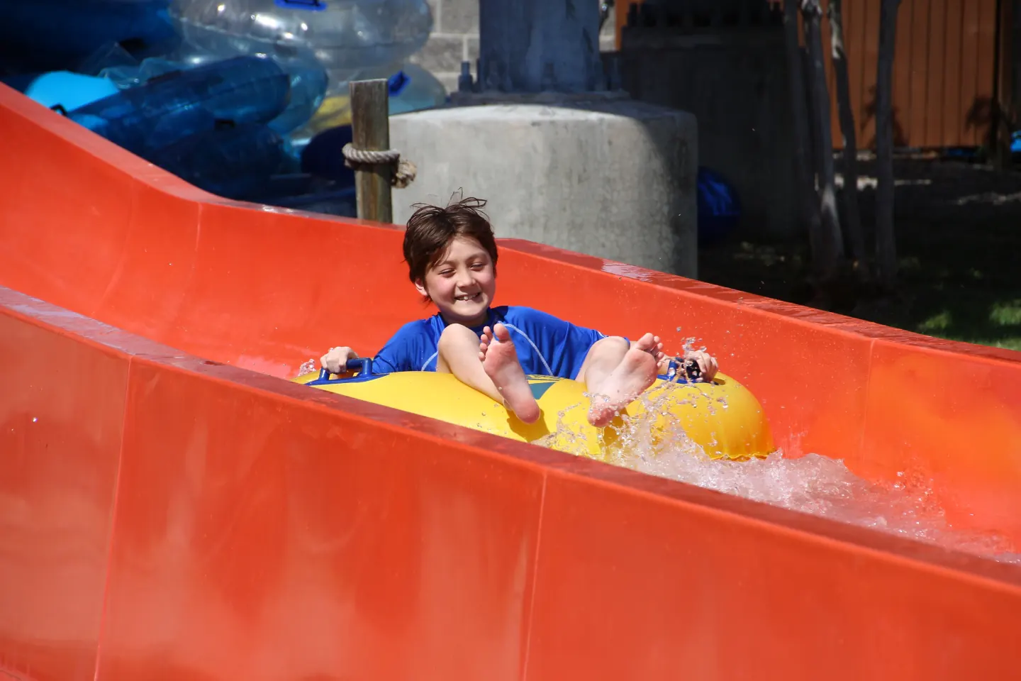 Water slides at PaglusWorld